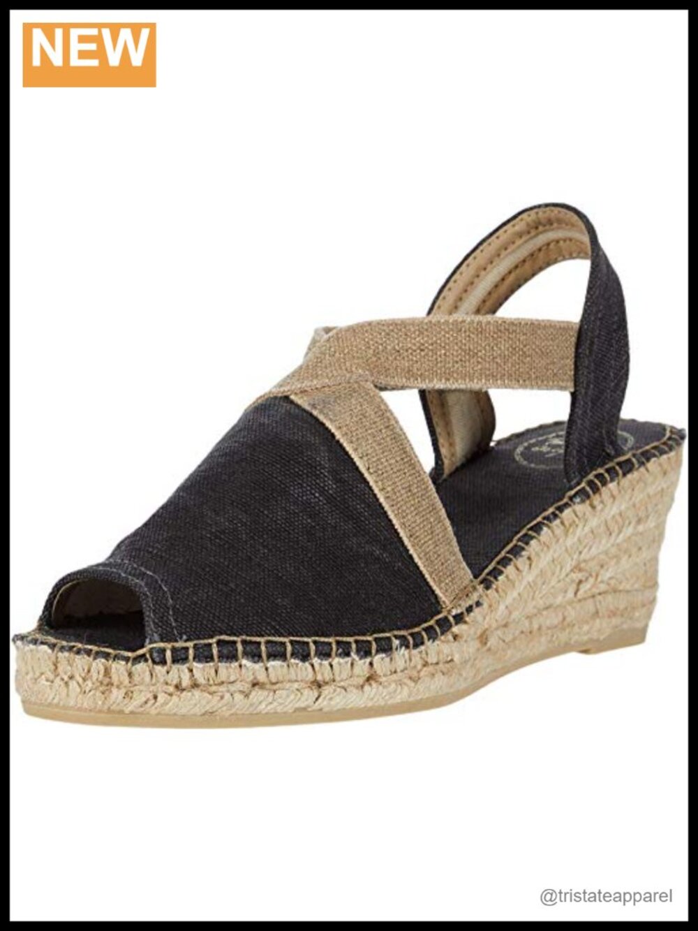 Toni Pons Espadrille Wedge Sandal Canvas Slip-On Slingback